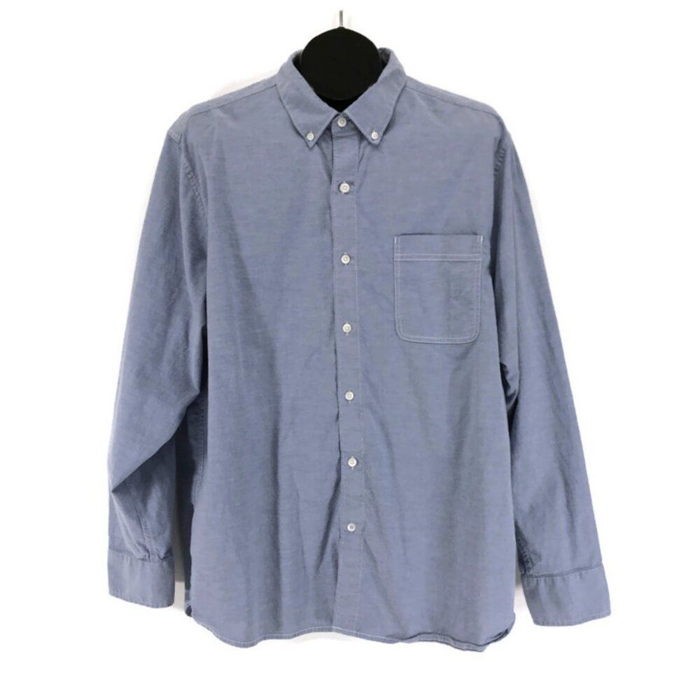 Tommy Bahama Long Sleeve Button Down Shirt Men's XL Blue Casual Professional